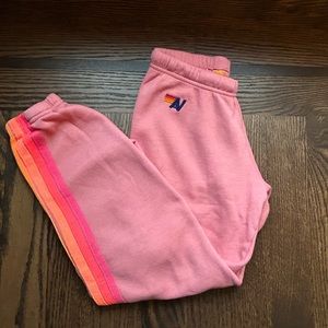 Aviator Nation women’s xs peachy/pink sweatpants